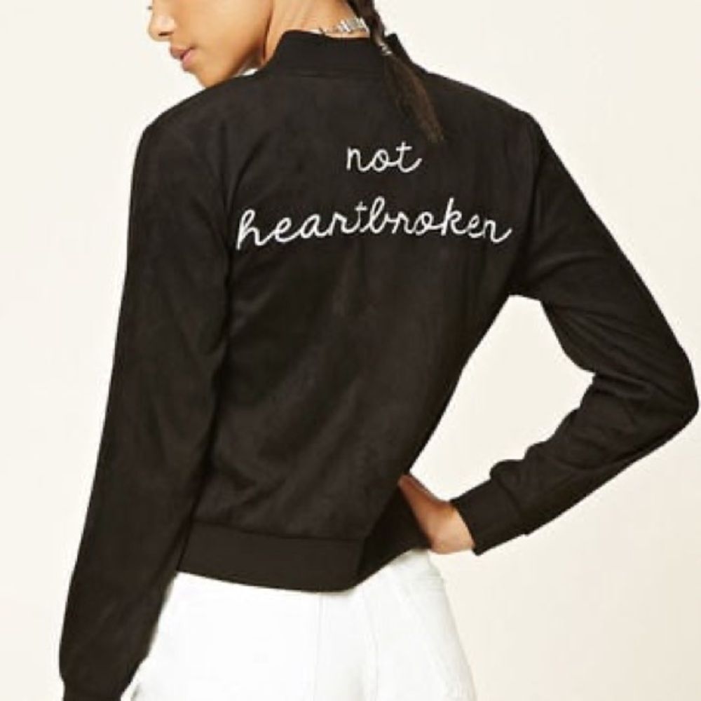 Forever 21 not heartbroken bomber 👄